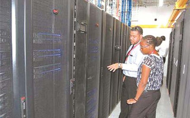 A data centre is a computer facility designed for continuous use by several users, and well equipped with hardware, software, peripherals, power conditioning and backup, communication equipment, security systems