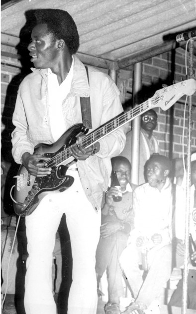 Alick Macheso on stage in the late 1980s
