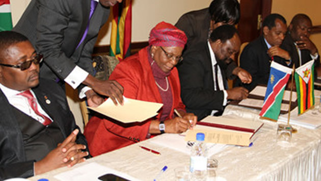 Zim, Namibia sign four MOUs