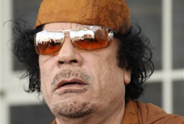 The late Muammar Gaddafi