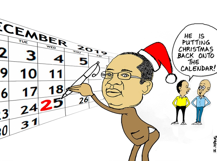 MAIN CARTOON 19 NOVEMBER 2019