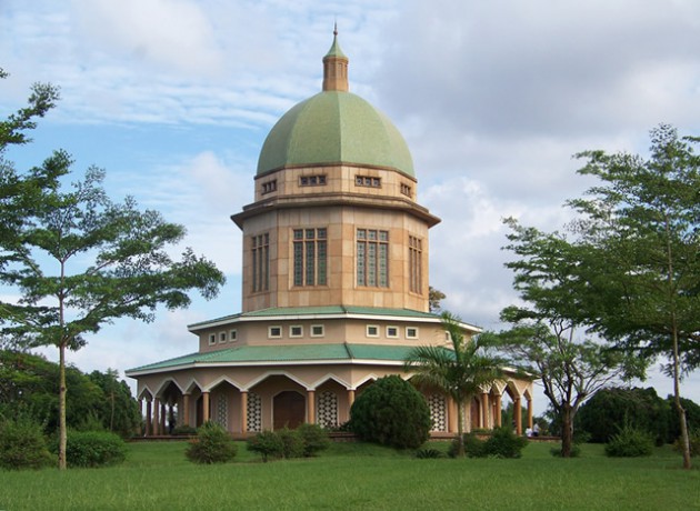 Followers of the Baha’i faith gather at temples like this one and the Lotus below