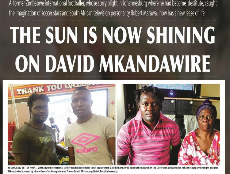 THE SUN IS SHINING ON DAVID MKANDAWIRE