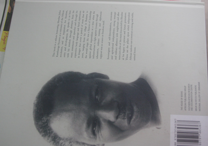 Back page of the book Julius Nyerere, Asante Sana, Thank You Mwalimu