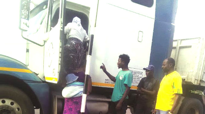 Police clampdown on truck drivers