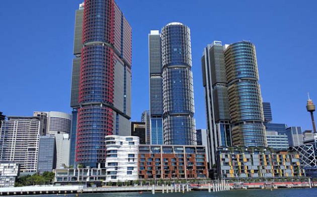 Three Australian tower blocks, Barangaroo towers, in running to be named world’s best tall building