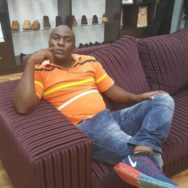 Benny Chembe in his boutique
