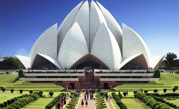 Lotus temple in Delhi