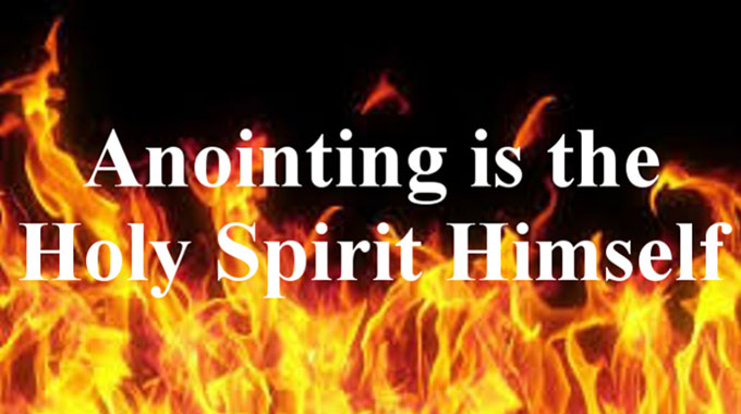An anointing changes nothing to something