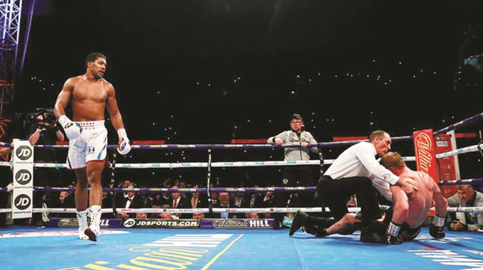 JOSHUA DISMANTLES POVETKIN