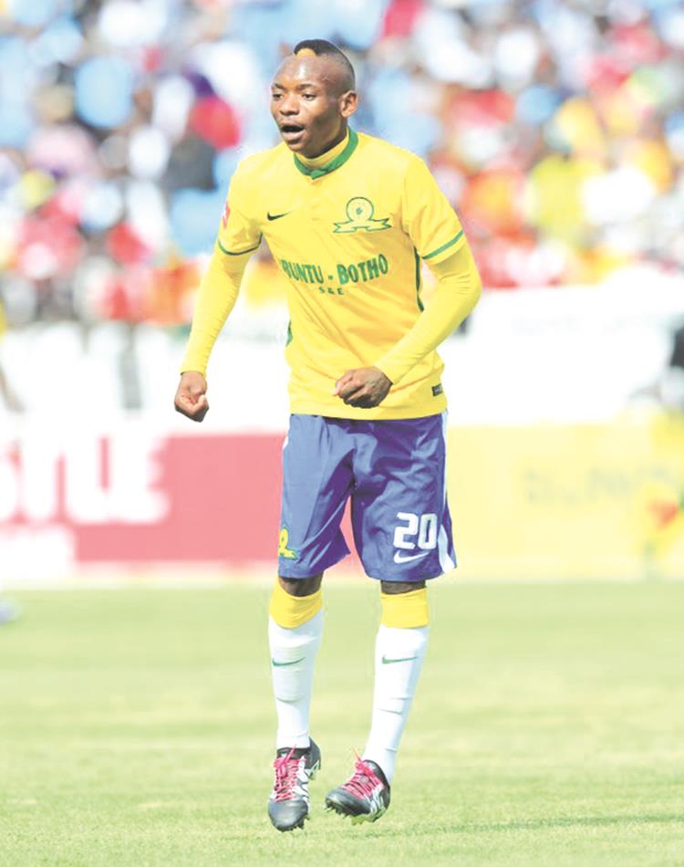 CROWNING MOMENT . . . Khama Billiat wrote his own piece of history last night when he became the first Zimbabwean to win the Caf Champions League