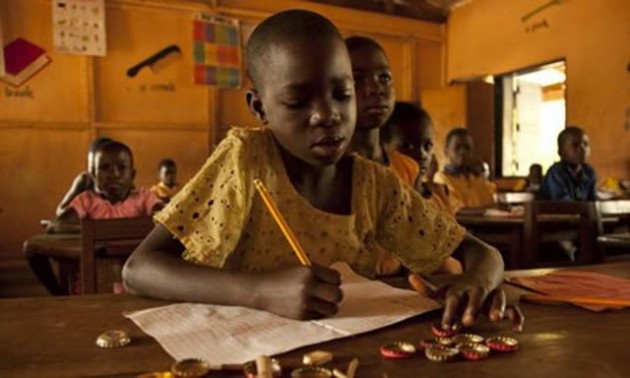 Students doing maths