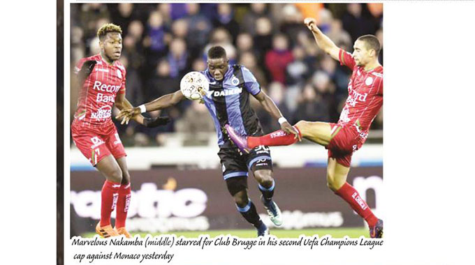 Nakamba stars in UEFA CPL