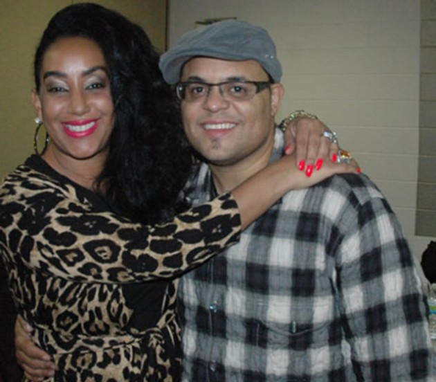 Israel and his wife Meleasa Houghton during happier times