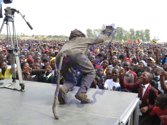 Scenes from Mucheke Stadium . . .