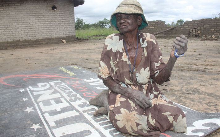 Mbuya Dembo at her home
