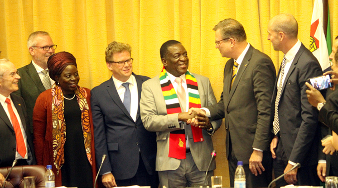 ED meets German investors
