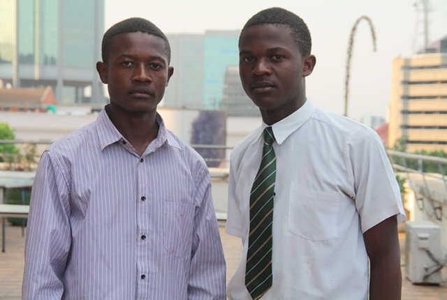 Tatenda and Collin Nyongo