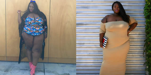 Simone's images have set a wave for other big sized women to feel positive about themselves