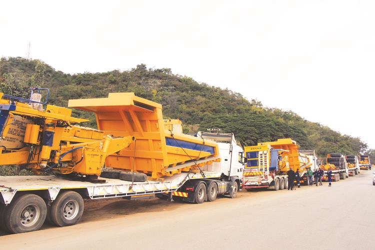 More diamond mining equipment arrives