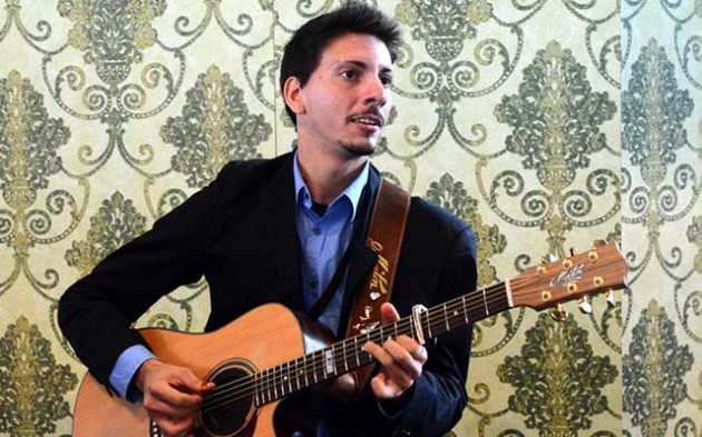 Italian guitarist Andrea Valeri, Musikmesse