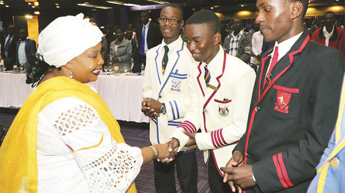 First Lady engages men