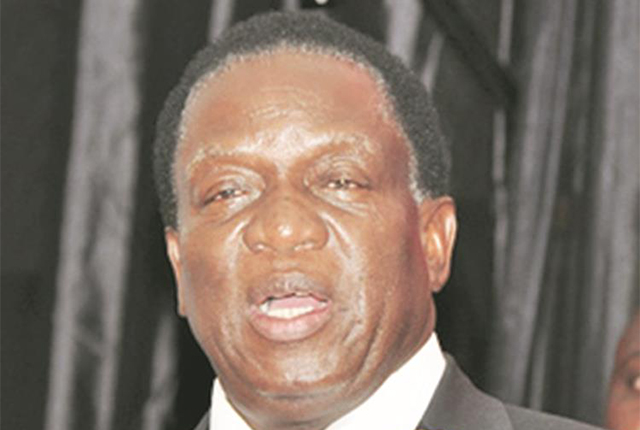 Acting President Mnangagwa