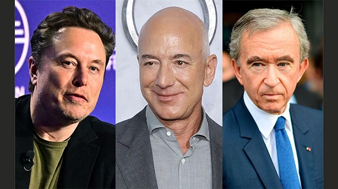 Three-way race for world’s richest emerges