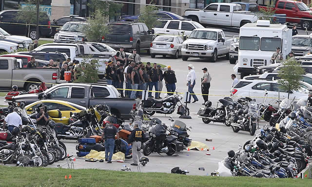192 held after Texas biker gang shoot-out