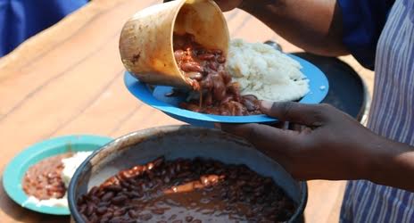 Government will start providing beans and sadza at the beginning of the second term