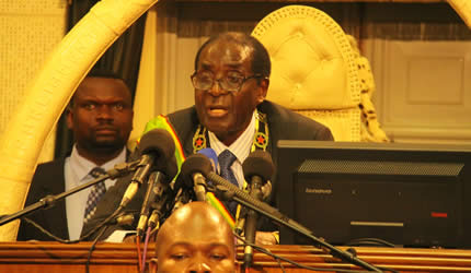 President sets poll tone