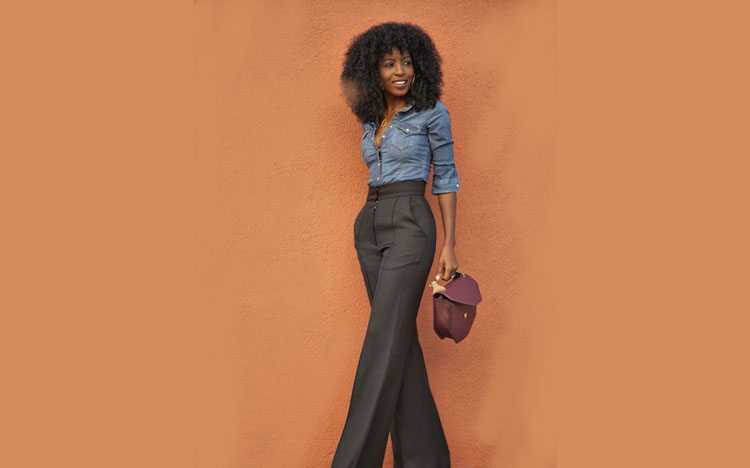 When shopping look for pants shapes that are flattering for your figure