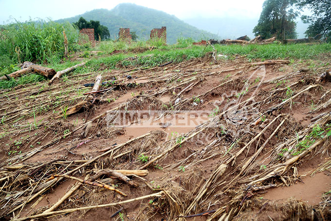 Resilient Cyclone Idai victims build make shift bridge