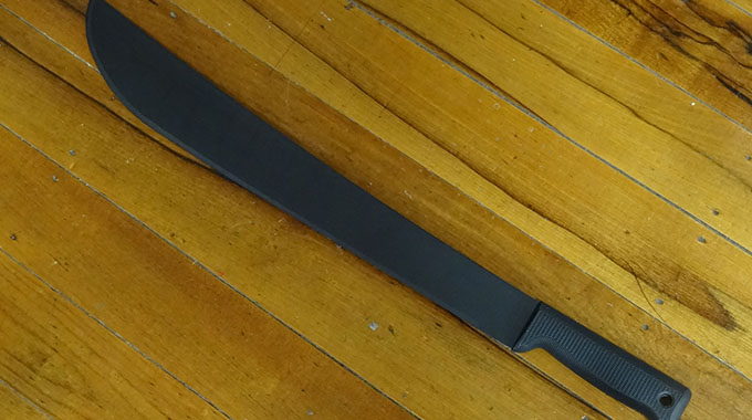 Man attacks fellow tenant with machete over social distancing