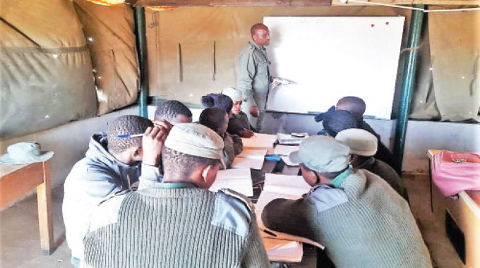 Basic education for San community prison officers