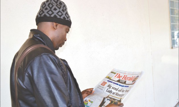 A reader of The Herald in Masvingo admires the paper’s Southern Edition which hit the streets yesterday