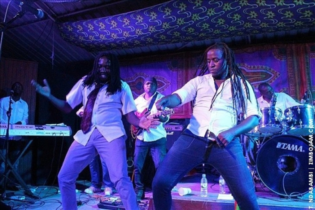 Afrika Revenge on stage after the reunion