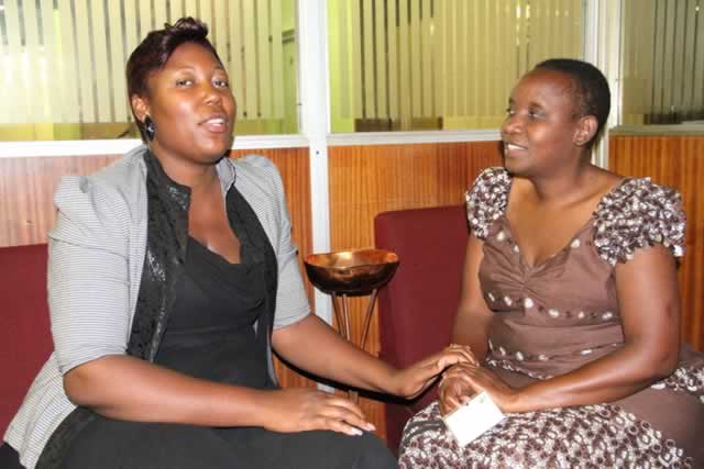 Abigail Dhliwayo and Locadia Matenga