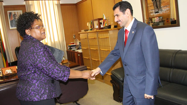 Acting President meets ambassadors
