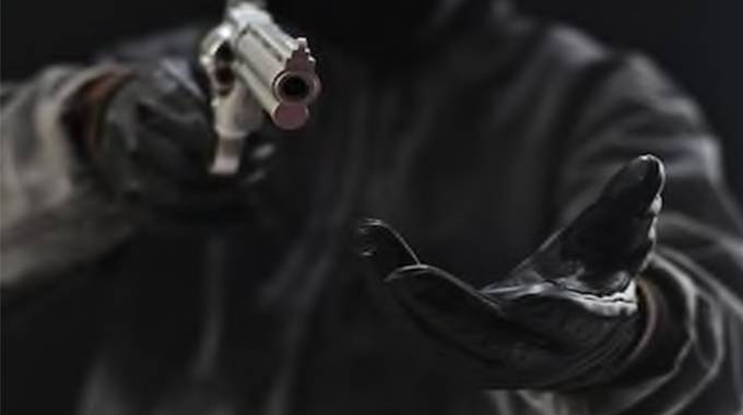 One of the robbers was armed with a firearm
