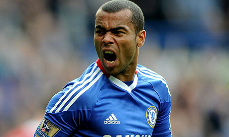 Ashley Cole parties with the enemy