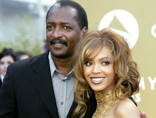 Beyonce and Mathew Knowles