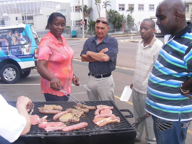 A braai offers perfect opportunity to share food