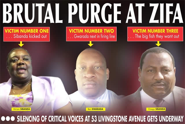 BRUTAL PURGE AT ZIFA