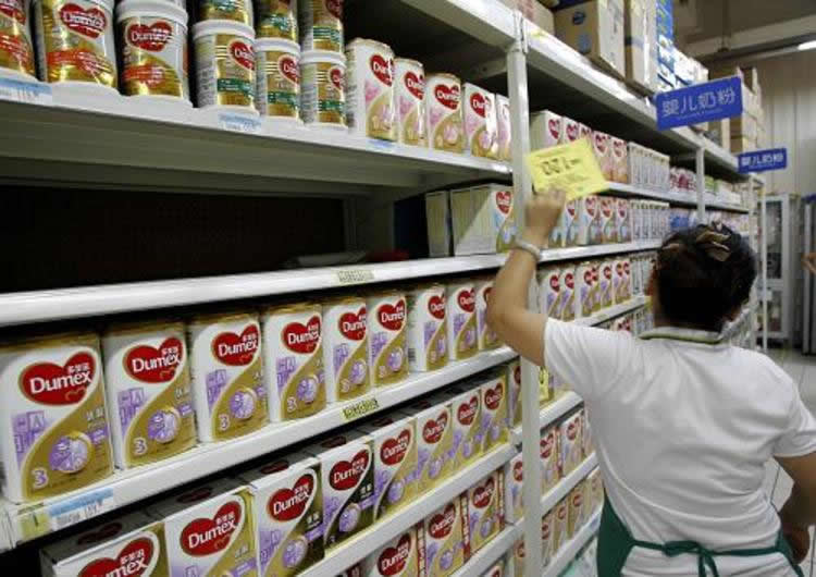 China issues warning over baby milk