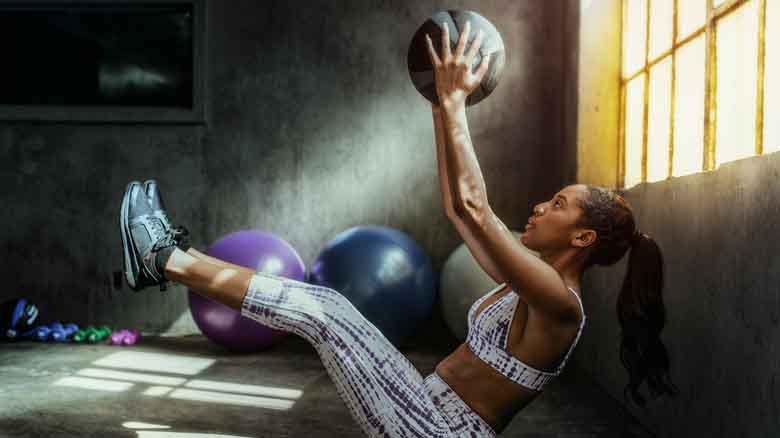 Sculpt your body through stability ball exercises