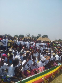 Part of the crowd at Chipadze Stadium