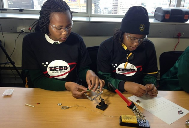 Africa’s first private satellite is being powered by a group of teenage South African girls