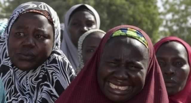 Some of the parents of the abducted girls pleading for their release