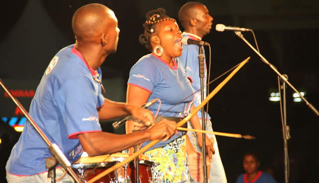 Attack Jazz Band performs during the competition (Picture by Tawanda Mudimu)